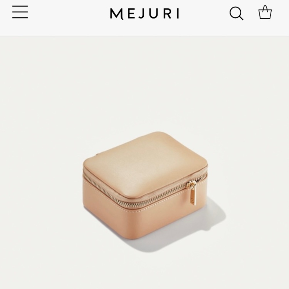 NWT Mejuri Watch Case in Beige
